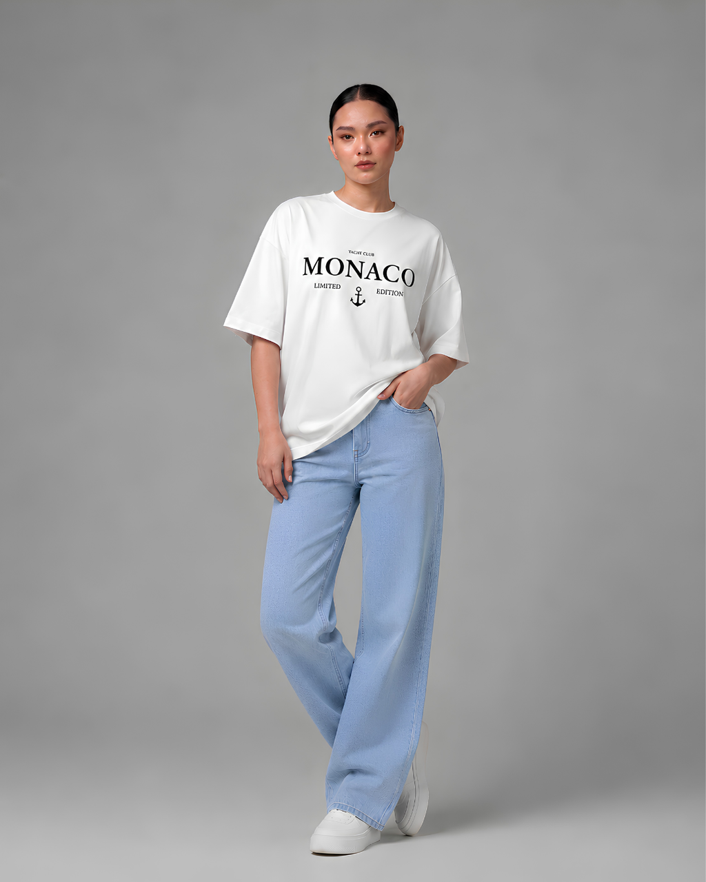 Monaco Yatch Club Oversized Tee