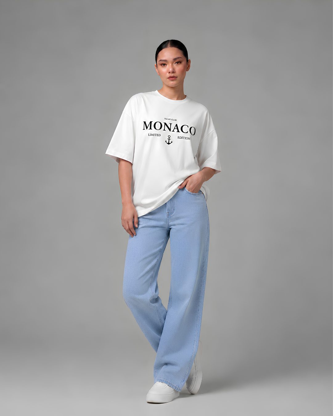 Monaco Yatch Club Oversized Tee