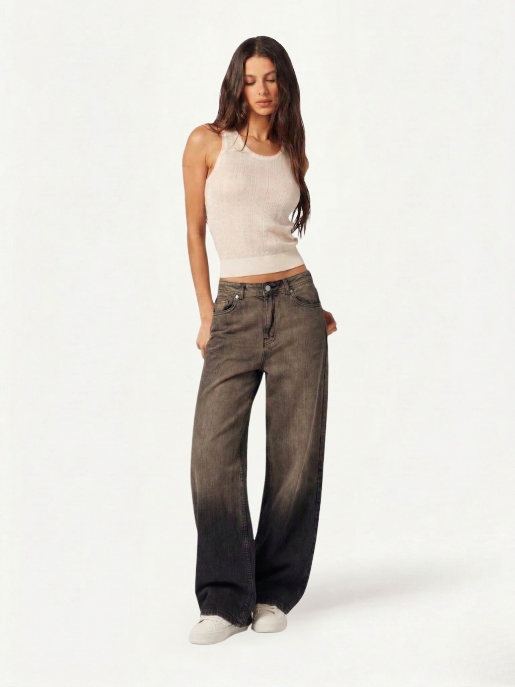 Caudra Old Soul Brown Wide-Leg (Slub Denim)