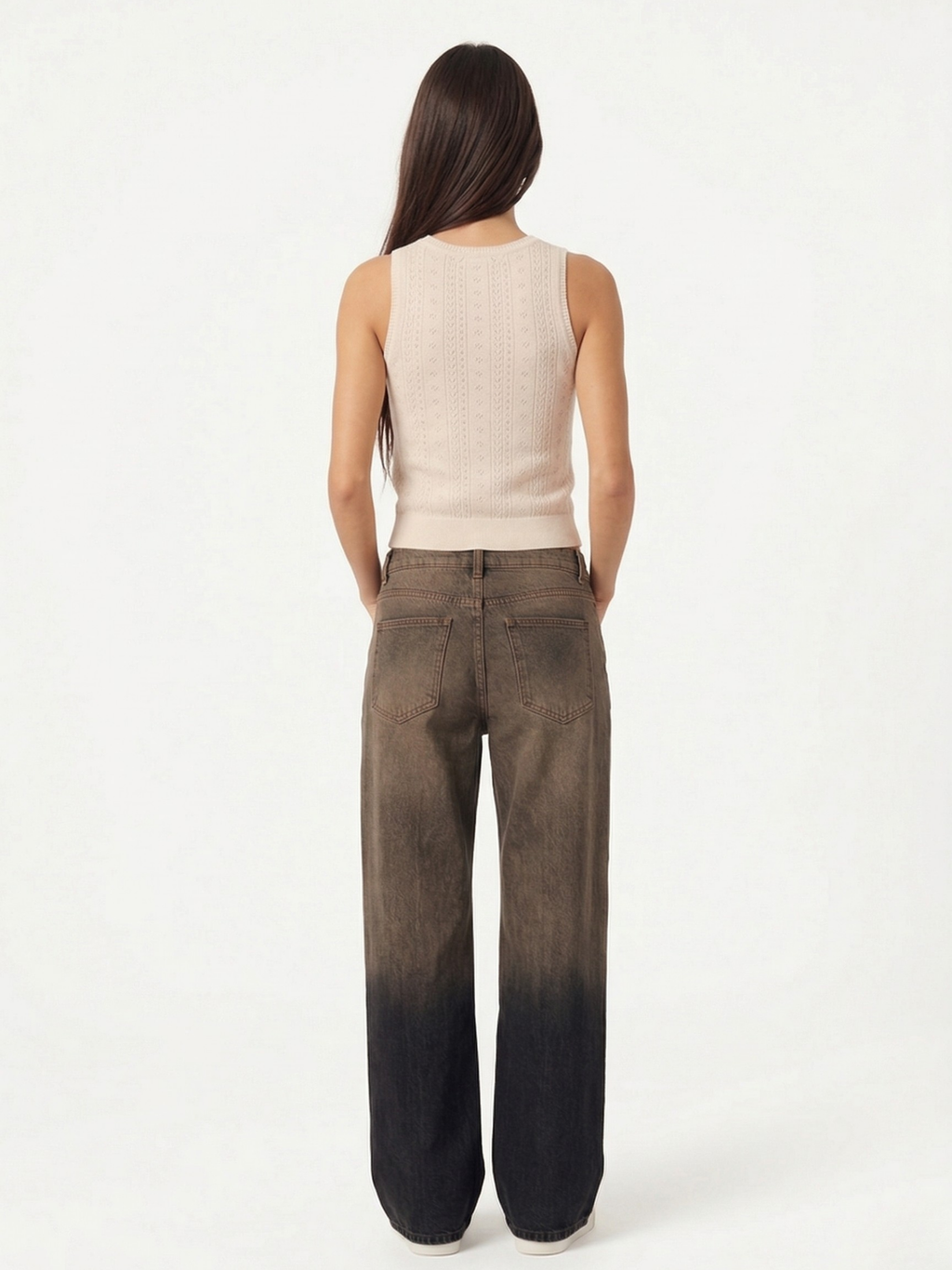 Caudra Old Soul Brown Wide-Leg (Slub Denim)