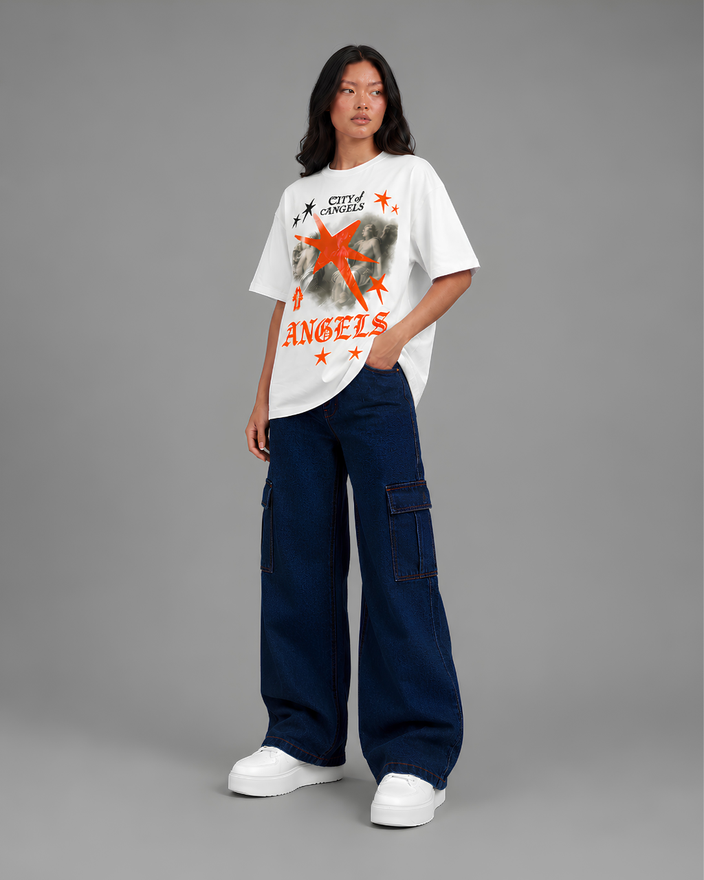 Angels Oversized Tee