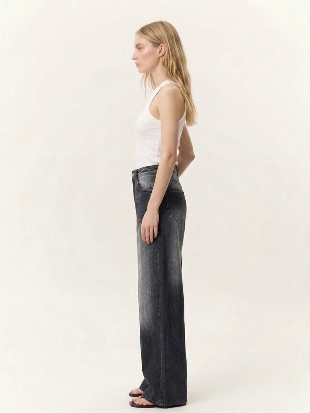 Caudra Old Soul Smoke Wide-Leg (Slub Denim)