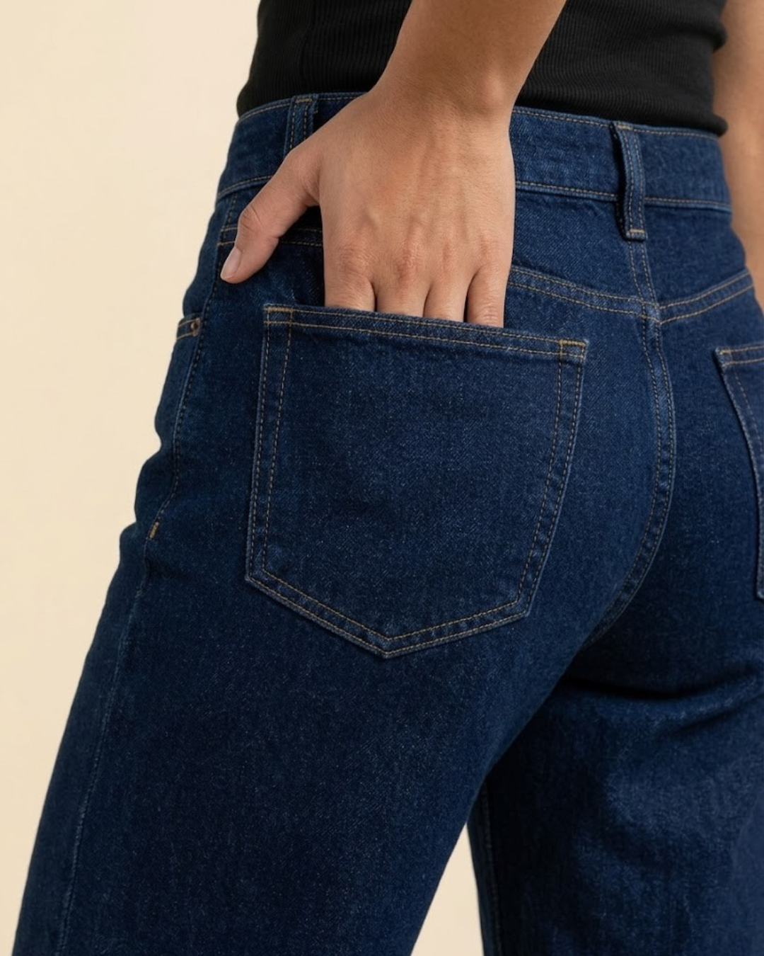 Caudra Dark Blue Loose Straight