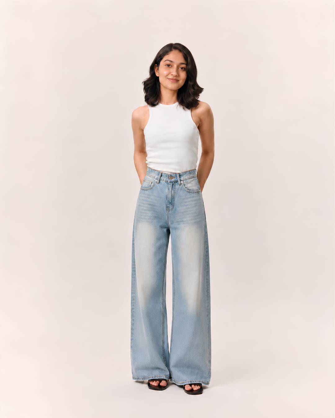 Caudra Old Soul Ice Wide-Leg