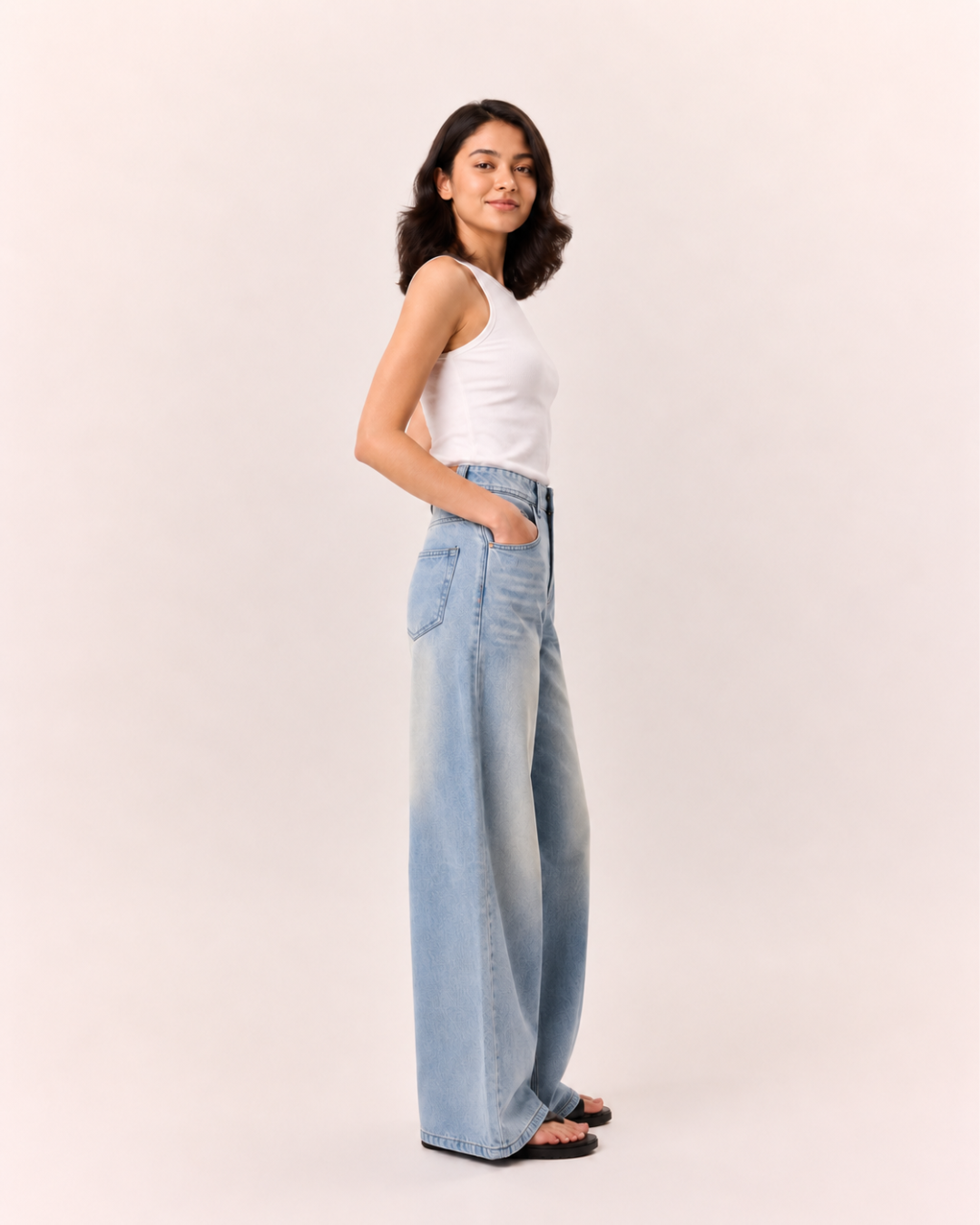 Caudra Old Soul Ice Wide-Leg