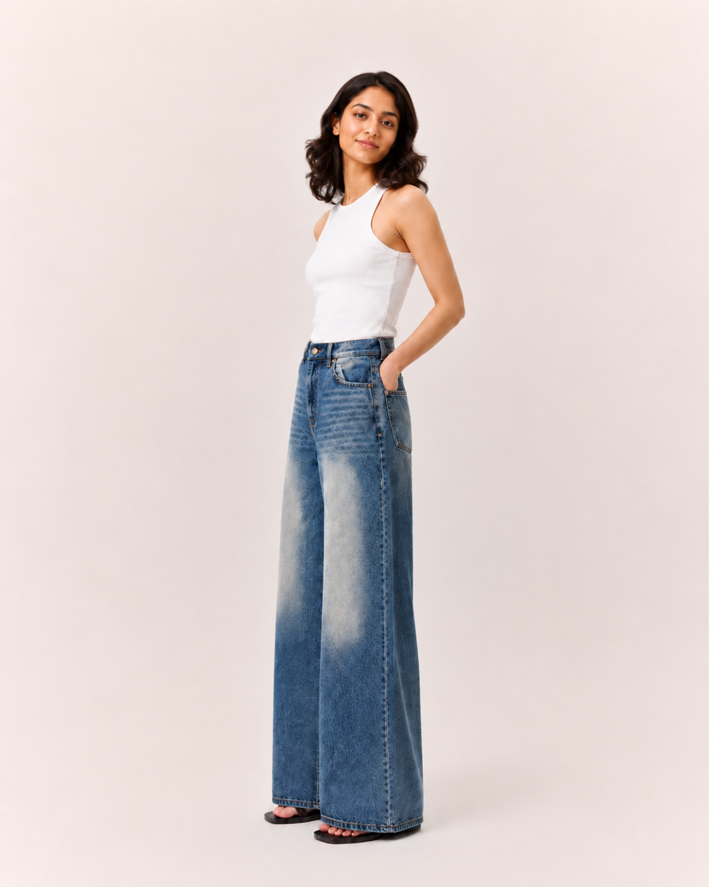 Caudra Old Soul Sapphire Wide-Leg