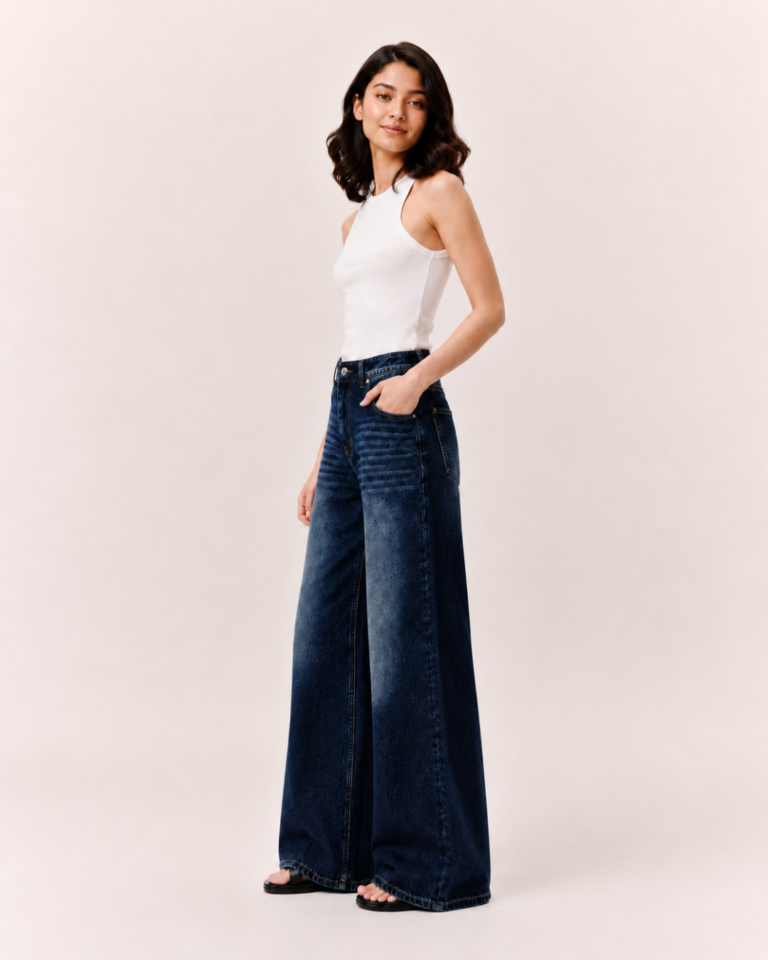 Caudra Old Soul Midnight Wide-Leg