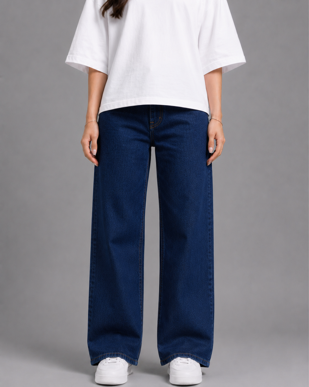 Caudra Dark Blue Loose Straight