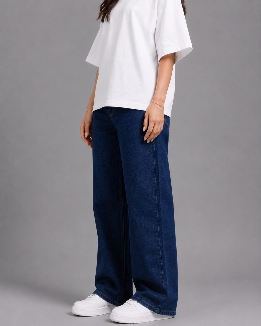 Caudra Dark Blue Loose Straight