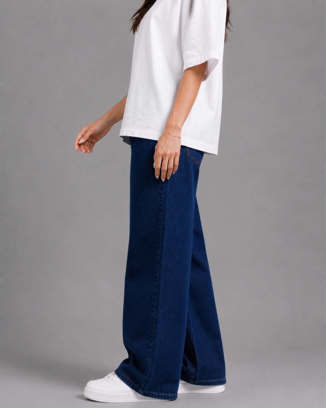 Caudra Dark Blue Loose Straight