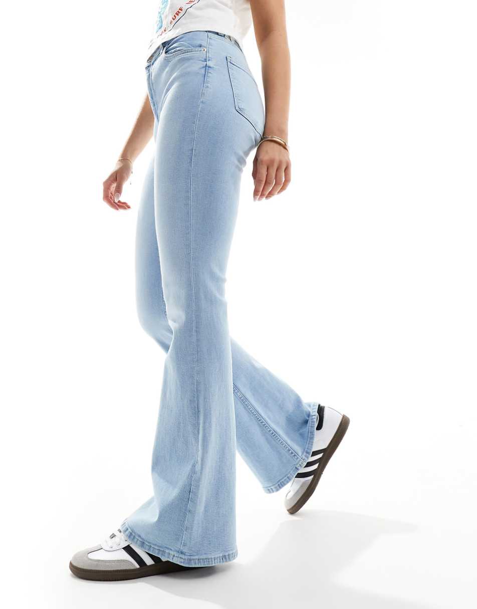 Caudra Light Blue Flare Jeans.